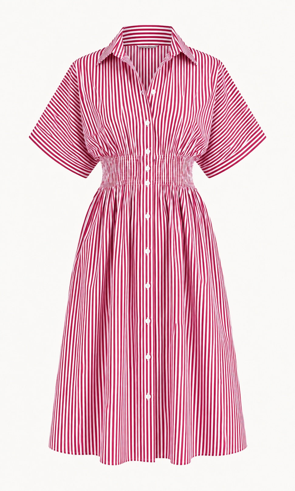 Striped Shirt Dress