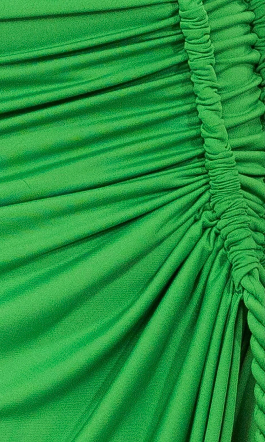 Ruched Cut-Out Maxi Dress with Rope Detail