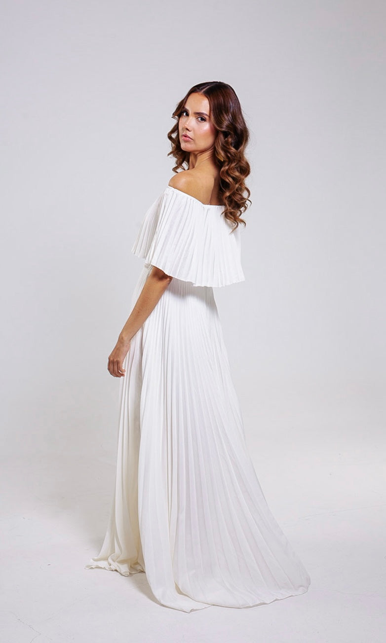 Aurora Pleated Dress