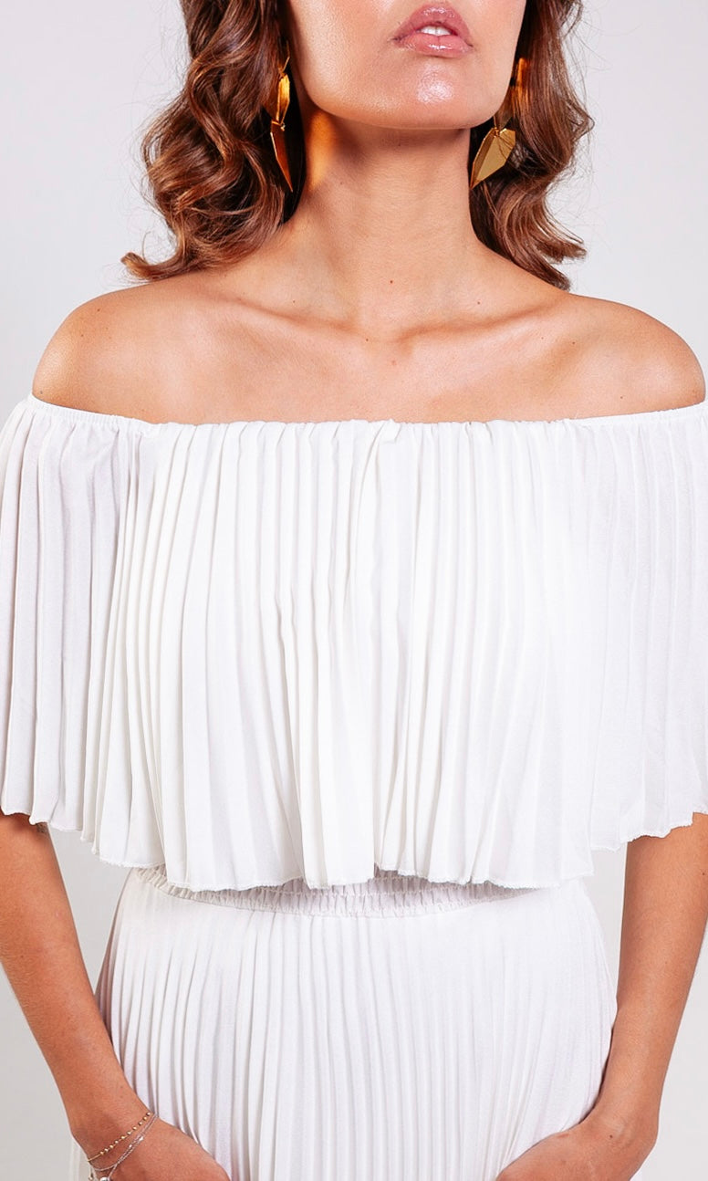 Aurora Pleated Dress