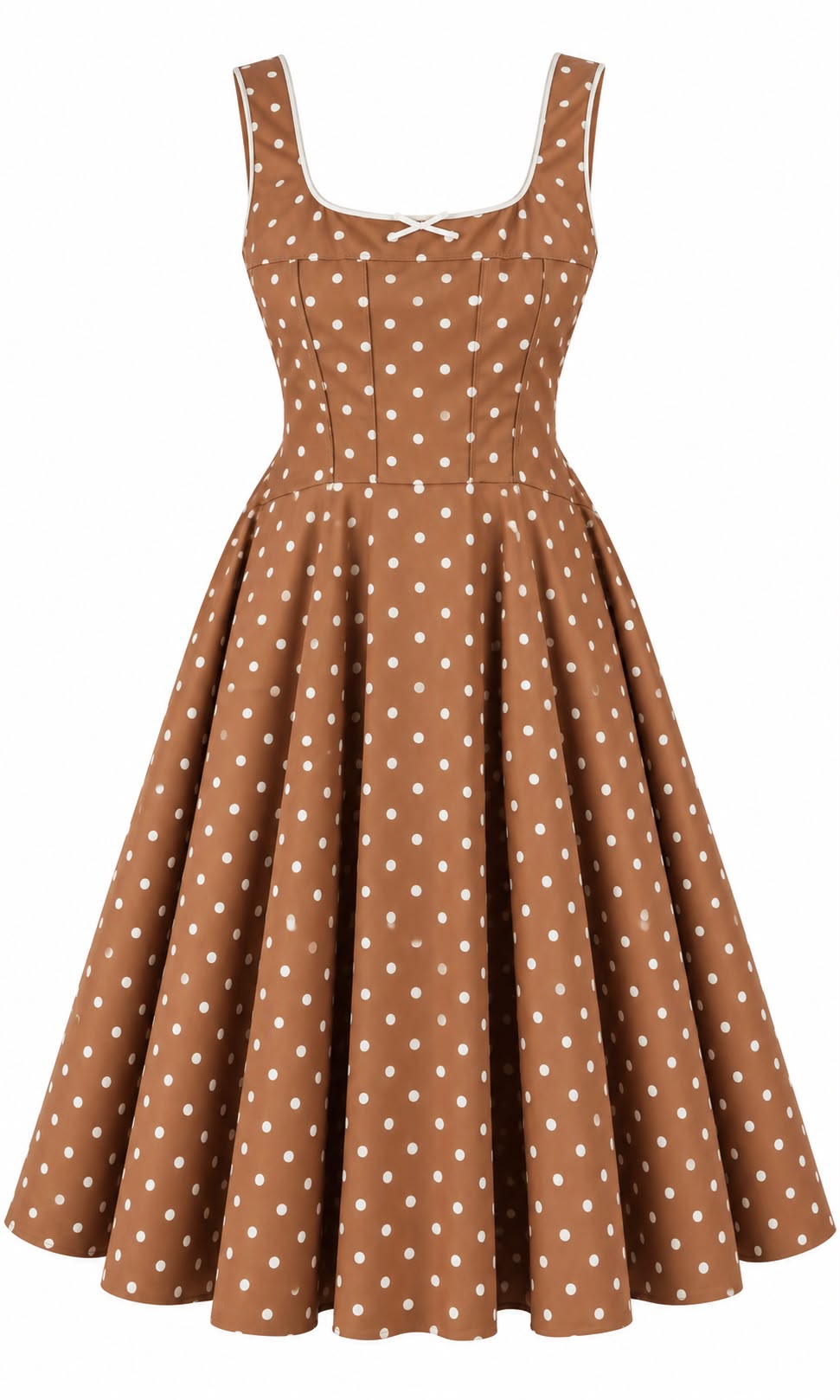 MIDI CORSET-STYLE DRESS