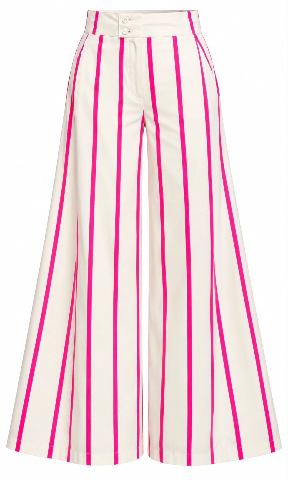 Striped Wide-Leg Palazzo Pants
