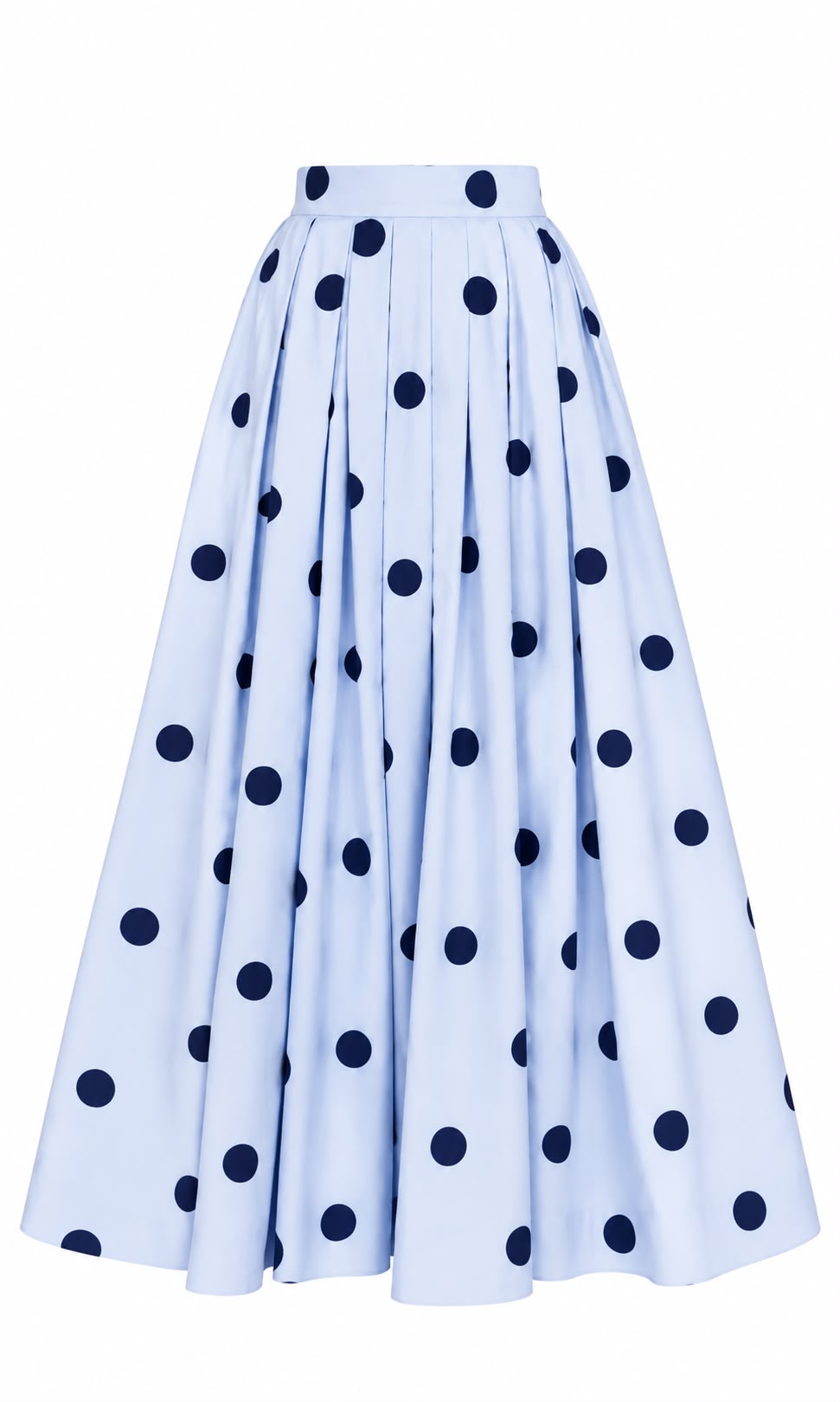 Polka Dot Midi Skirt