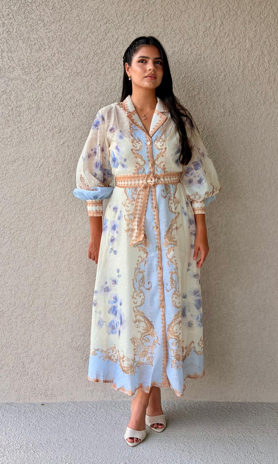 Celeste Baroque Dress
